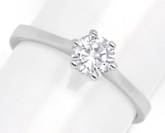Foto 2 - Diamant Halbkaräter Ring 0,5ct Brillant 18K, S4262